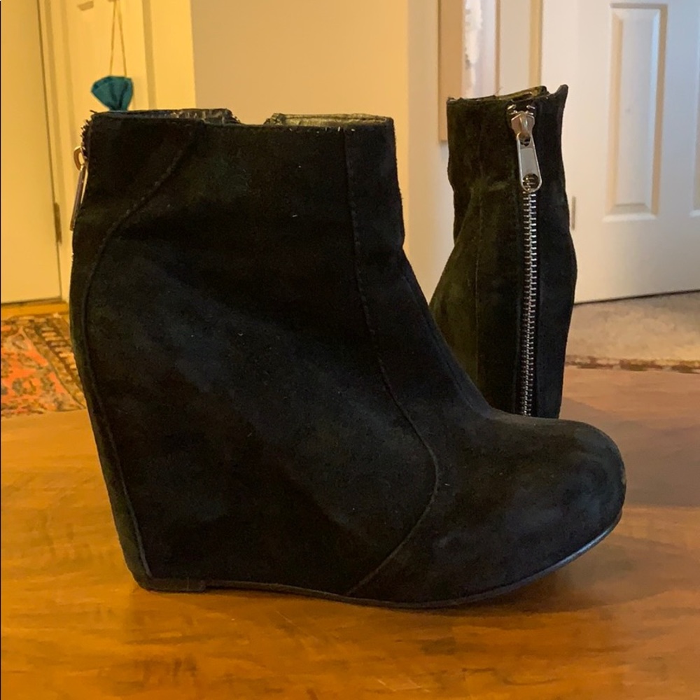 Jeffrey Campbell Havana black platform wedges